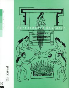 Front cover of Performance Research: Volume 3 Issue 3 - On Ritual
