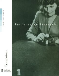 Front cover of Performance Research: Volume 7 Issue 2 - Translations