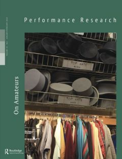 Front cover of Performance Research: Volume 25 Issue 1 - On Amateurs